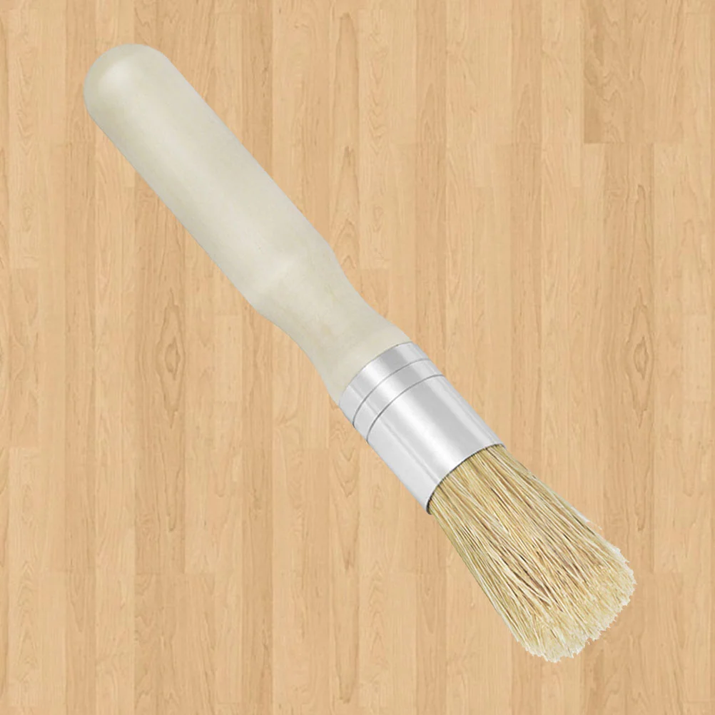Furniture Sewing Machine Paint Brushes Stencil Barbecue Wooden Bamboo Painting Tool Bristle
