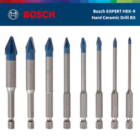 Bosch EXPERT HEX-9 Hard Ceramic Drill Bit Long Life drilling hard tiles 6.35mm Hex Shank Bosch Drill Bit 3/4/5/6/7/8/10/12mm