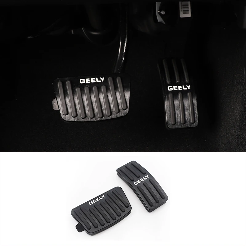 For Geely Atlas Boyue Emgrand NL3 Proton X70 2016- 2018 2019 2020 2021 2022 Car Accelerator Brake Pedals Cover Pad Accessories