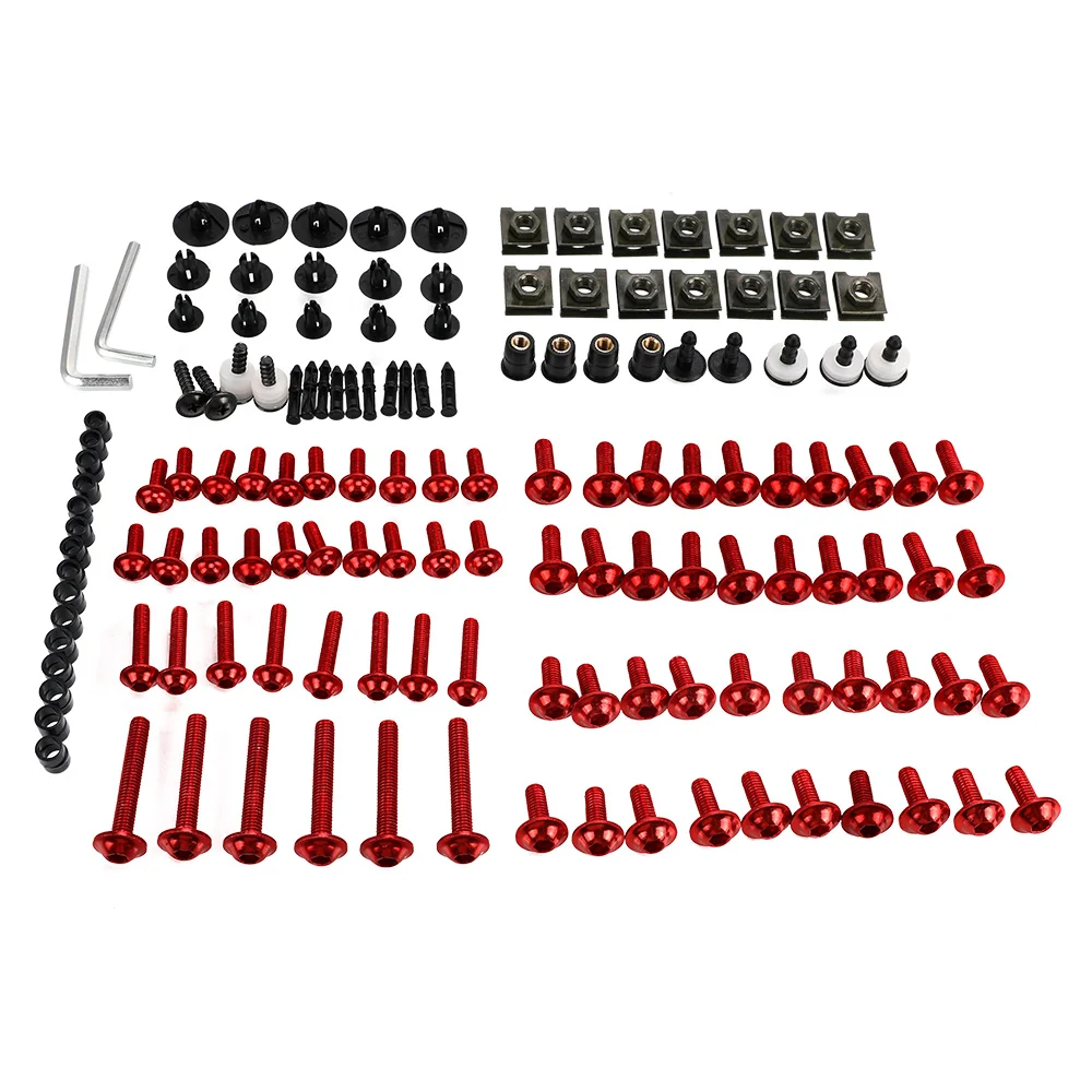 

FOR SUZUKI GSF1250 GSF1250S GSF125S GSF250 BKING Colorful Fasteners Screws Motorcycle Fairing Bolt Kit Motorcycle Modified Parts