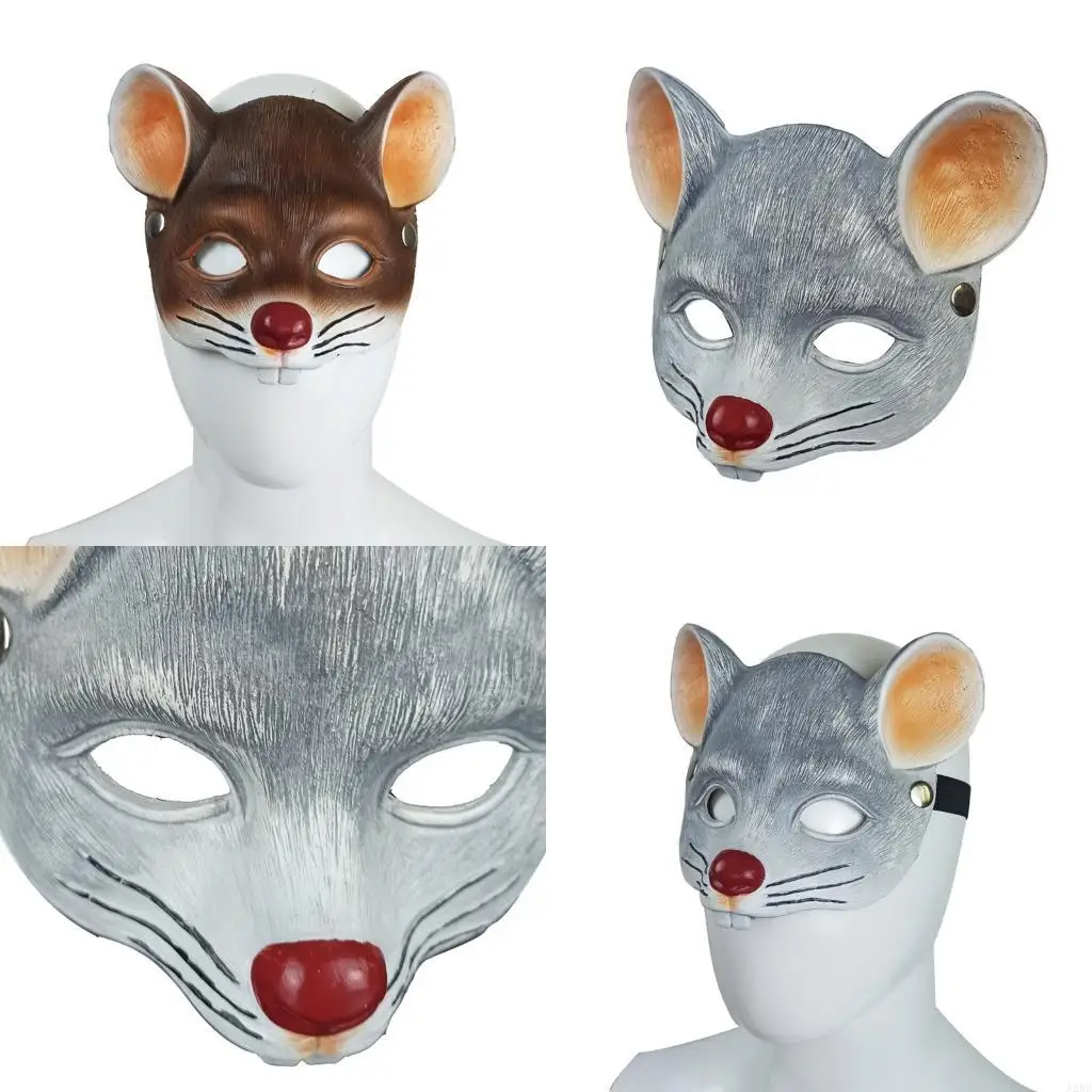 Mouse Mask Halloween Animal Costume Mask For Adult Kid Halloween Cosplay A2BB