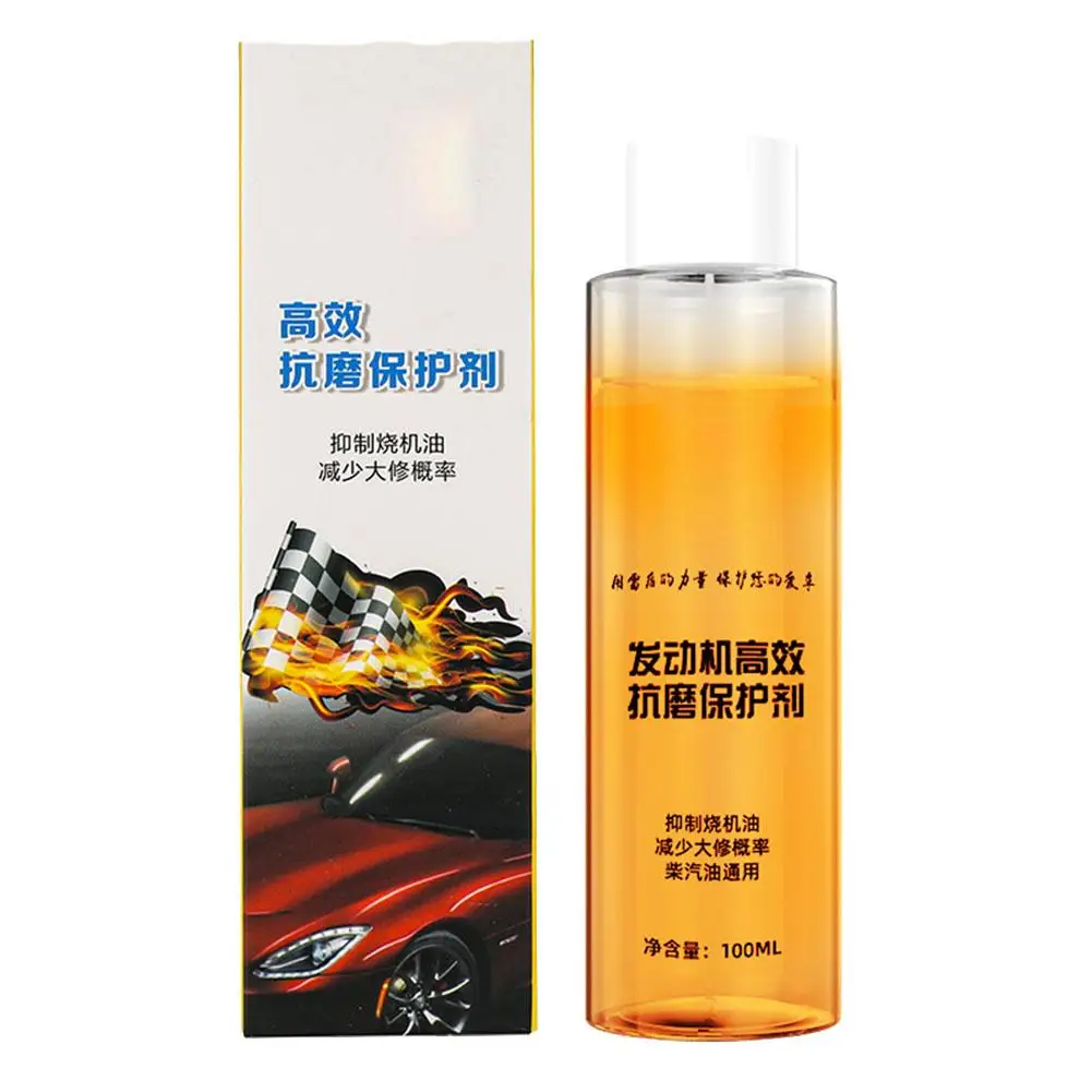 1pcs รถเครื่องยนต์ Anti-Wear ป้องกันตัวแทนลดเสียงรบกวนเครื่องยนต์ Strong Liquid Maintenance Burning Auto Oil Additive Suppl O0R1