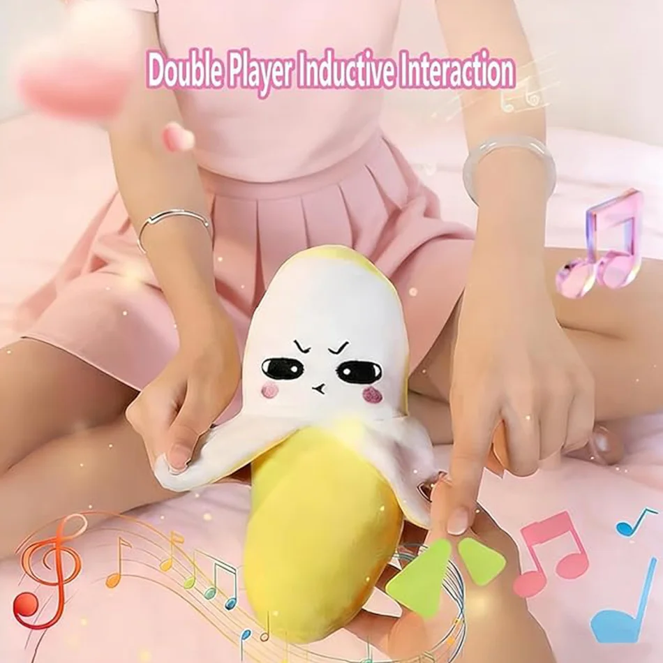 Cartoon Fruit Sensory Rhythm Piano Doll Toy, Baby Interactive Fruit Doll, Musical Plaything for Kids, Fun Educational Gift