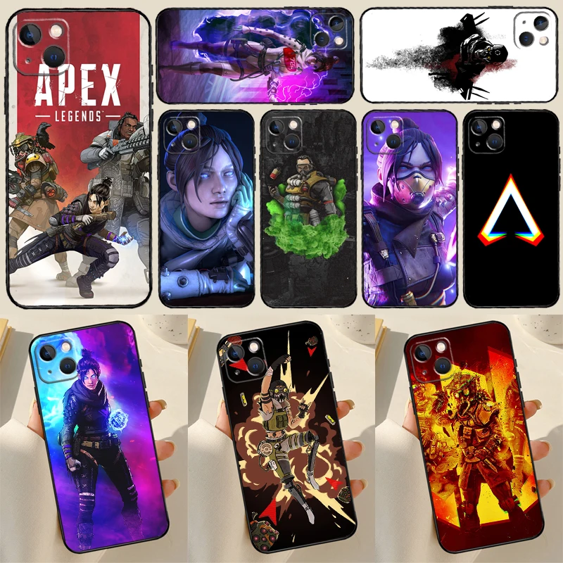 Apex Legends Phone Case For iPhone 13 11 12 14 15 16 Pro Max Mini Plus X XS MAX XR Soft Cover