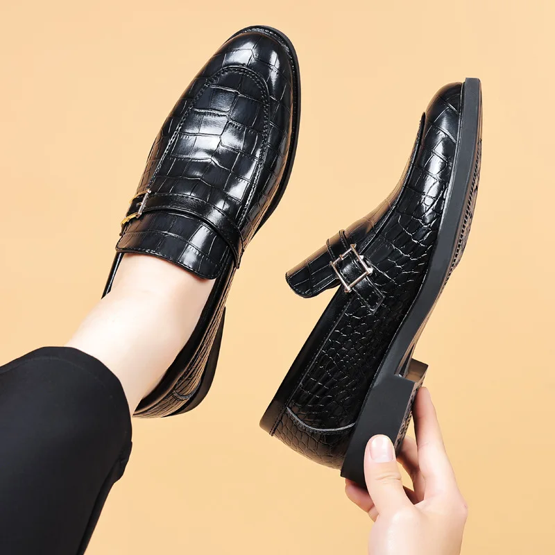 Formal Shoes for Men Italiano Loafers Oxford Shoes for Men Office 2026 Business Suit Wedding Dress Slip on Shoes Men Chaussures