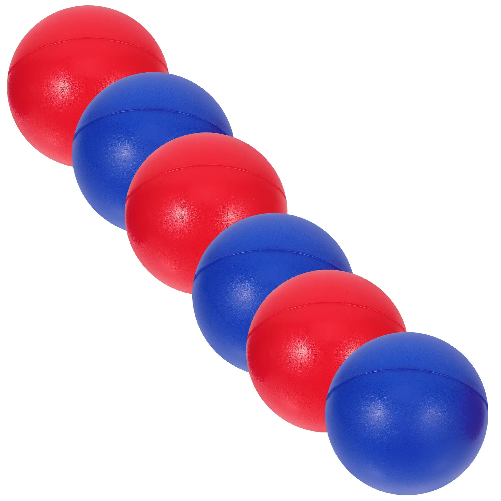 

6Pcs Beach Paddle Ball Replacement Colored PU Balls for Outdoor Playing Sporting Training Improving Skills