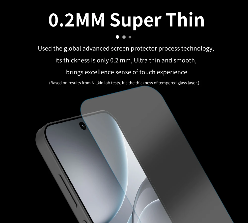 NILLKIN Szkło Hartowane do OPPO Find X9 Pro Find X9 Ultra H+ Pro Series, Folia Ochronna na Ekran 9H, Antywybuchowa — zdjęcie produktu 2
