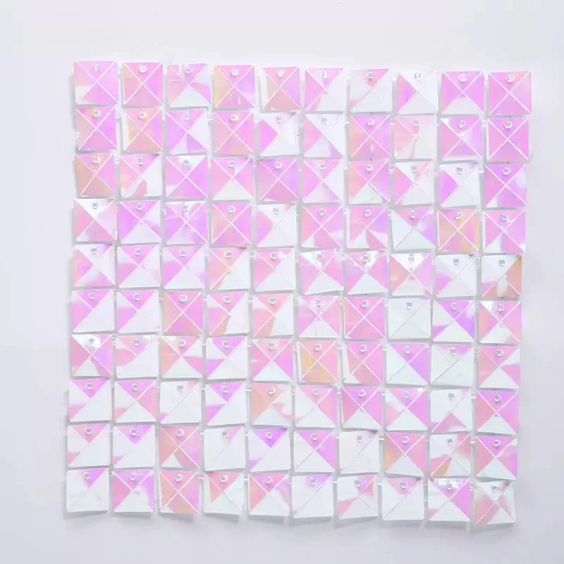 

6/12/21 Pcs Shimmer Wall Panels Gold Silver Pink Diamond Sequins Backdrop Girls Birthday Wedding Party Christmas Home Decoration