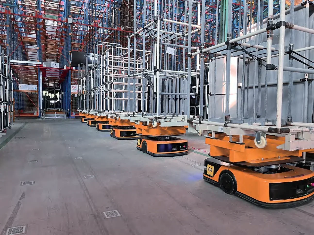 Intelligent Delivery AMR Warehouse Automatic Charging Load Chassis Automated Guided Vehicle Autonomous Mobile Robot