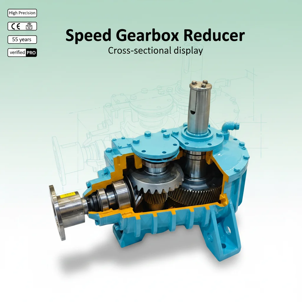 Helical Gear Reducer & Worm Gear Reducer, Full Series Industrial Gearboxes for All Kinds of Transmission Machinery