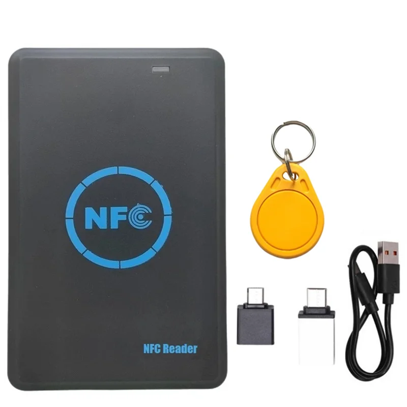 

B29C-CUID Брелок NFC-считыватель Копировальный аппарат HID 125K/IC/ID 13,56M 125K Token Writer Clone + 5-частотный RFID Дубликатор смарт-чипов