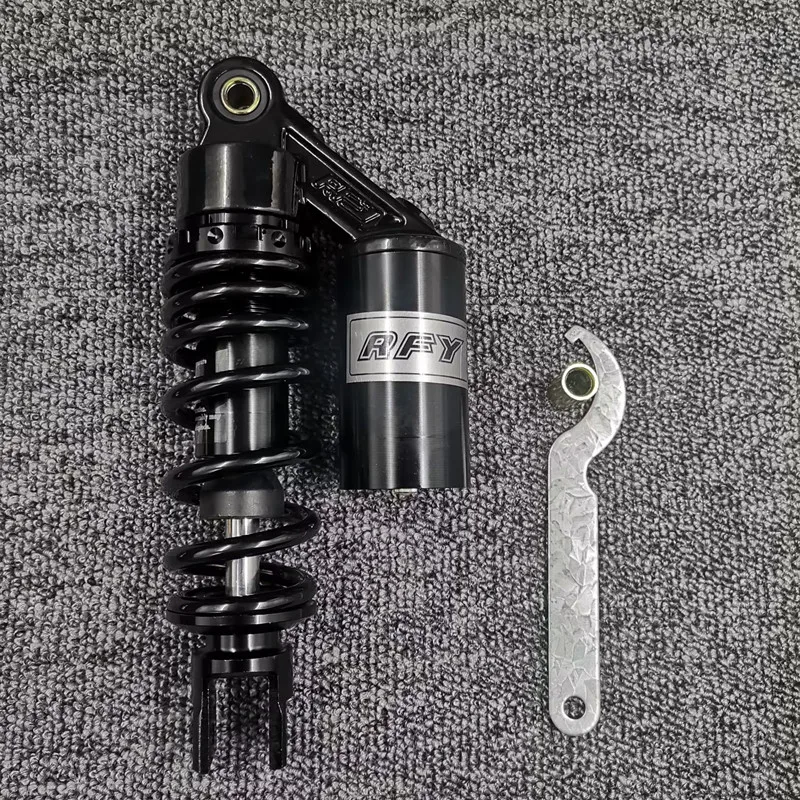 black 235mm 7.5mm spring rear air shock absorbers FOR Scooter MOTORCYCLE Honda suzuki kawasaki Yamaha  JOG50  3KJ