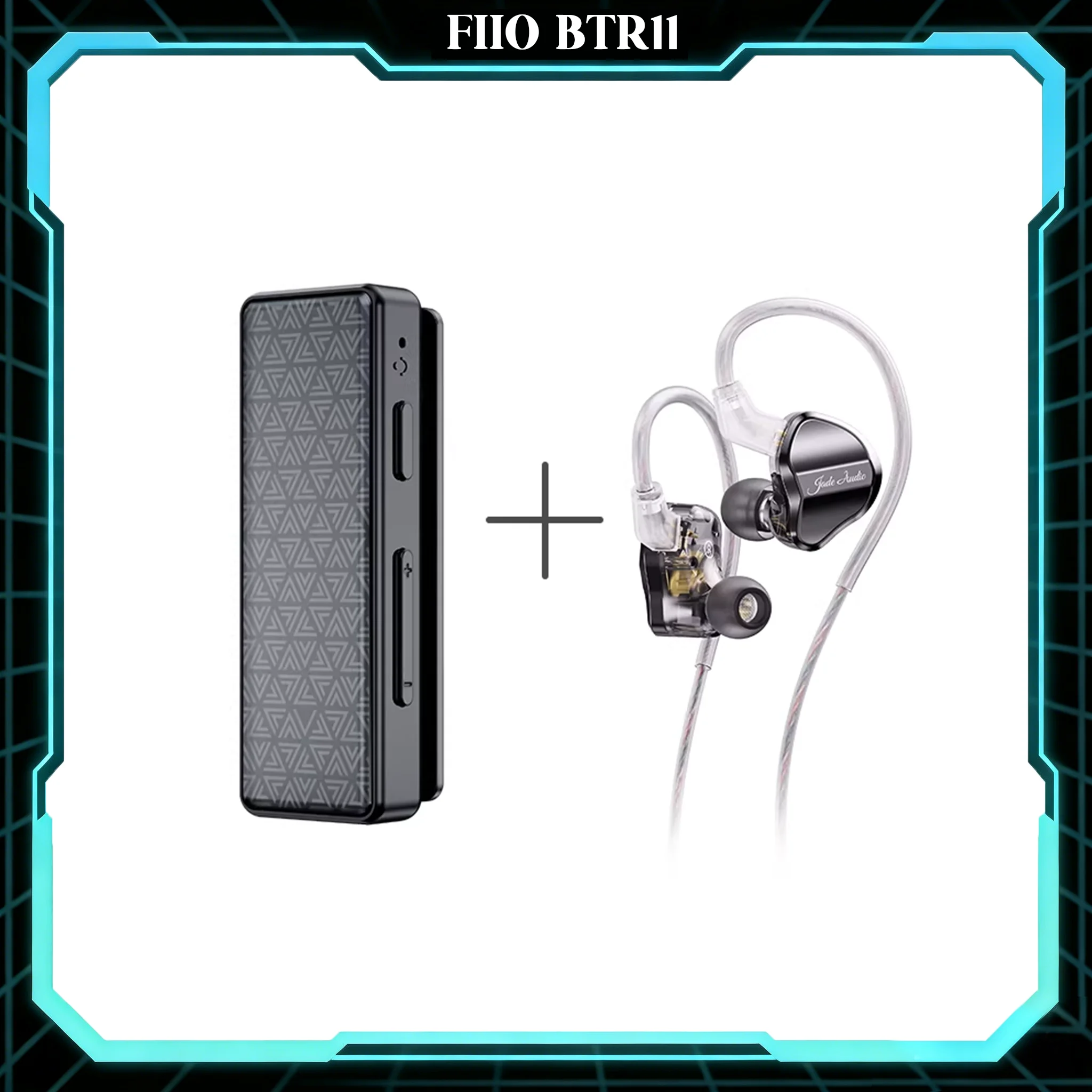 FiiO BTR11 LDAC Bluetooth 5.3 Headphone Amplifier Wireless Audio Receiver 3.5mm Jack DAC Dongle Mic For Car AUX PC Phone