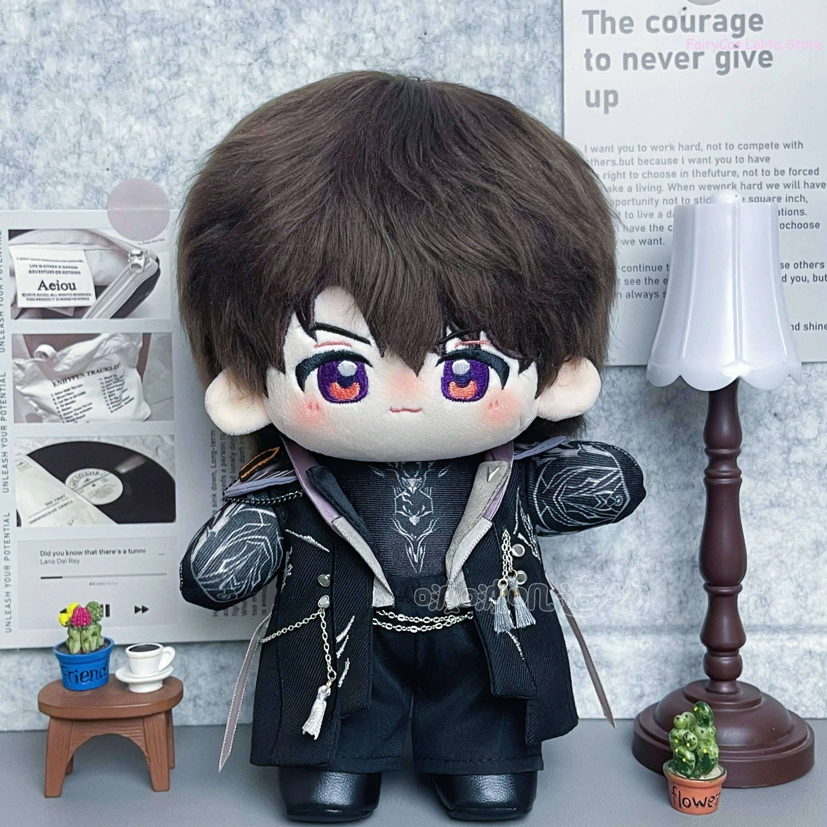 New Anime Caleb Love and Deepspace Handsome Cool Handsome Uniform Outfits For 20cm doll Gorgeous Clothing Dress Up Clothes Set