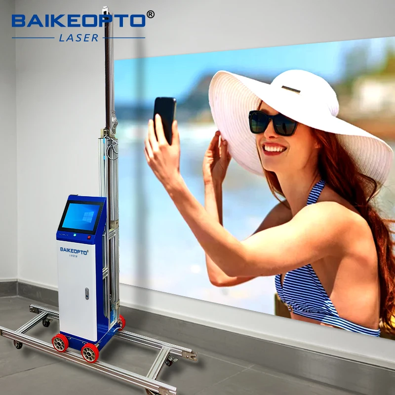 BK-GW64 AI Smart Inkjet Wall Printer - Automatic Large-Scale Wall Painting Machine for Murals & Decor"