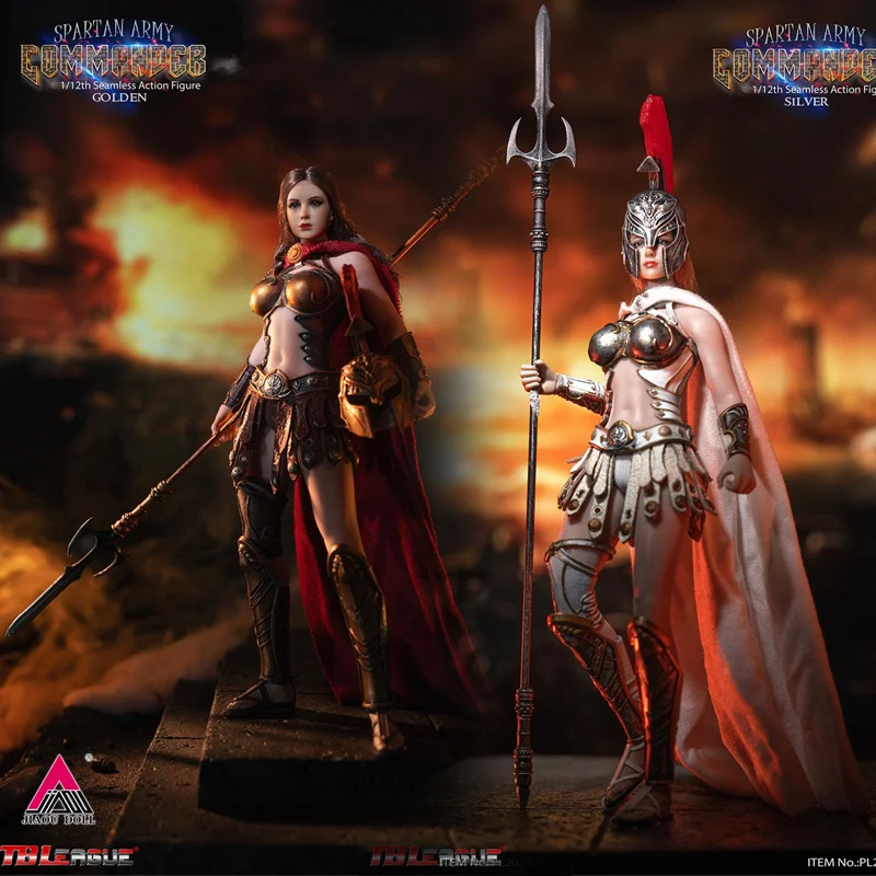 

TBLeague 1/12 PL2024-224 Spartan Army Commander Action Figure 6'' Female Soldier Full Set Figurine Model Collectible Toy