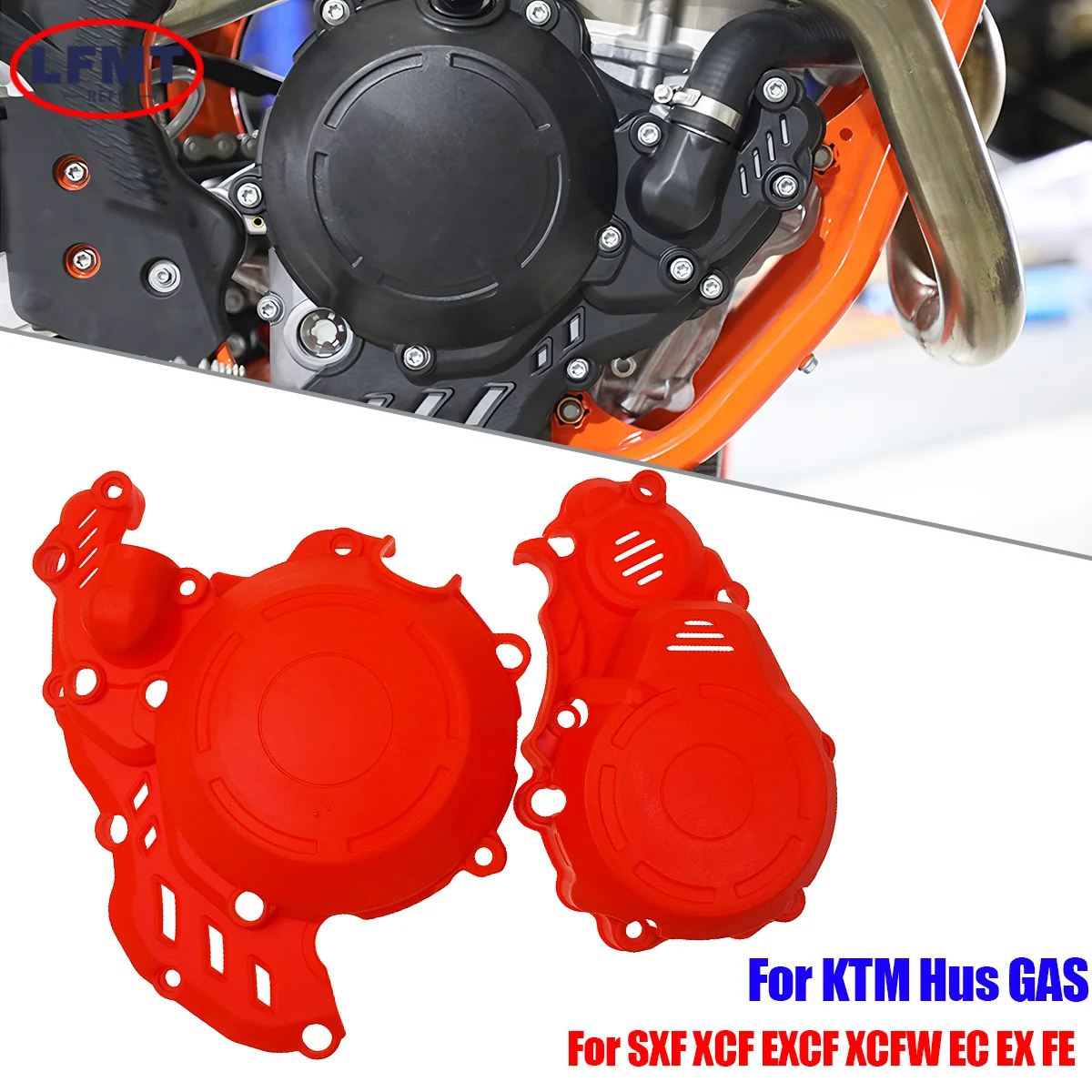Für KTM SXF XC-F EXCF FREERIDE 250 350 Motorrad Motor Zündung Abdeckung Kupplung Magneto Schutz Für Husqvarna FE FC FX EC EX MC
