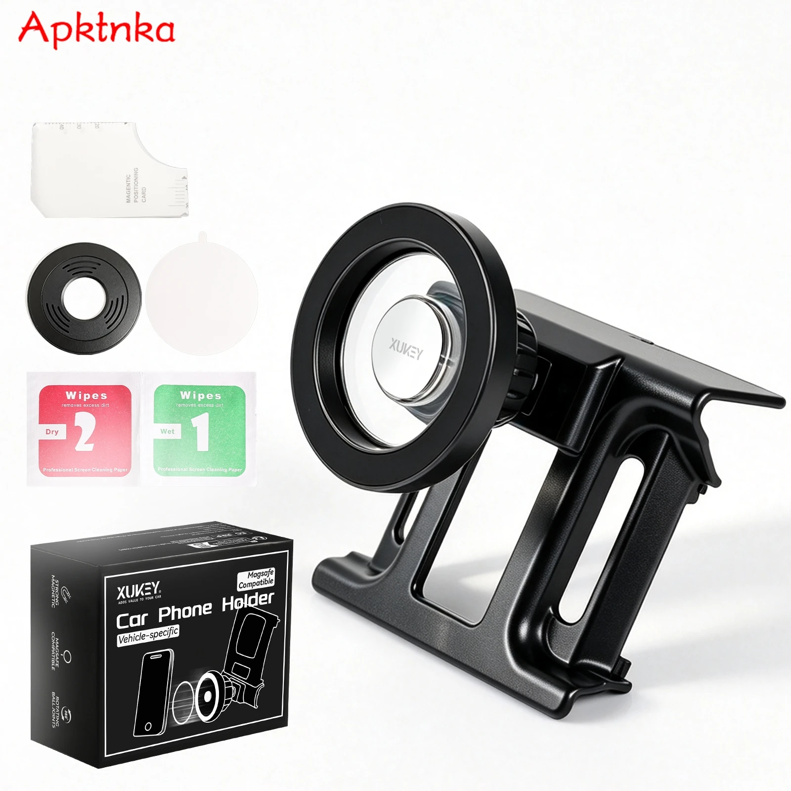 Dashboard Car Phone Mount For Mazda CX5 2017 2025 Magnetic Cell Phone Holder MagSafe Easy Install Hazard Button Stand 2021 2024
