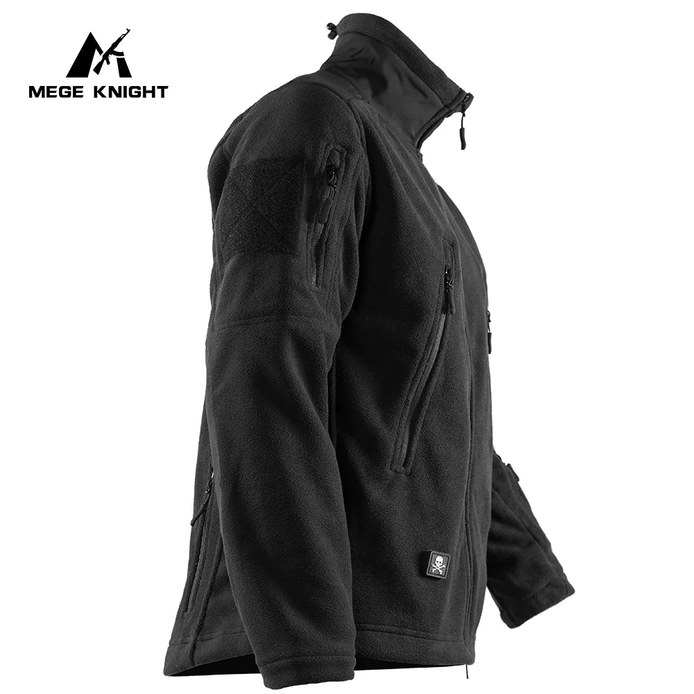 Tactical Army Fleece Jacket Winter Military Thermal Warm Work Coats Patchwork Multi Pockets Mens Safari Jacket Outwear Windbreak