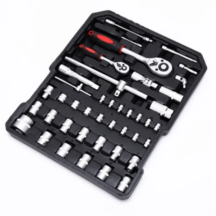 186 Piece Aluminum Tool Set 187 Rolling Kit Ratchet Wrench Household Combination Hand