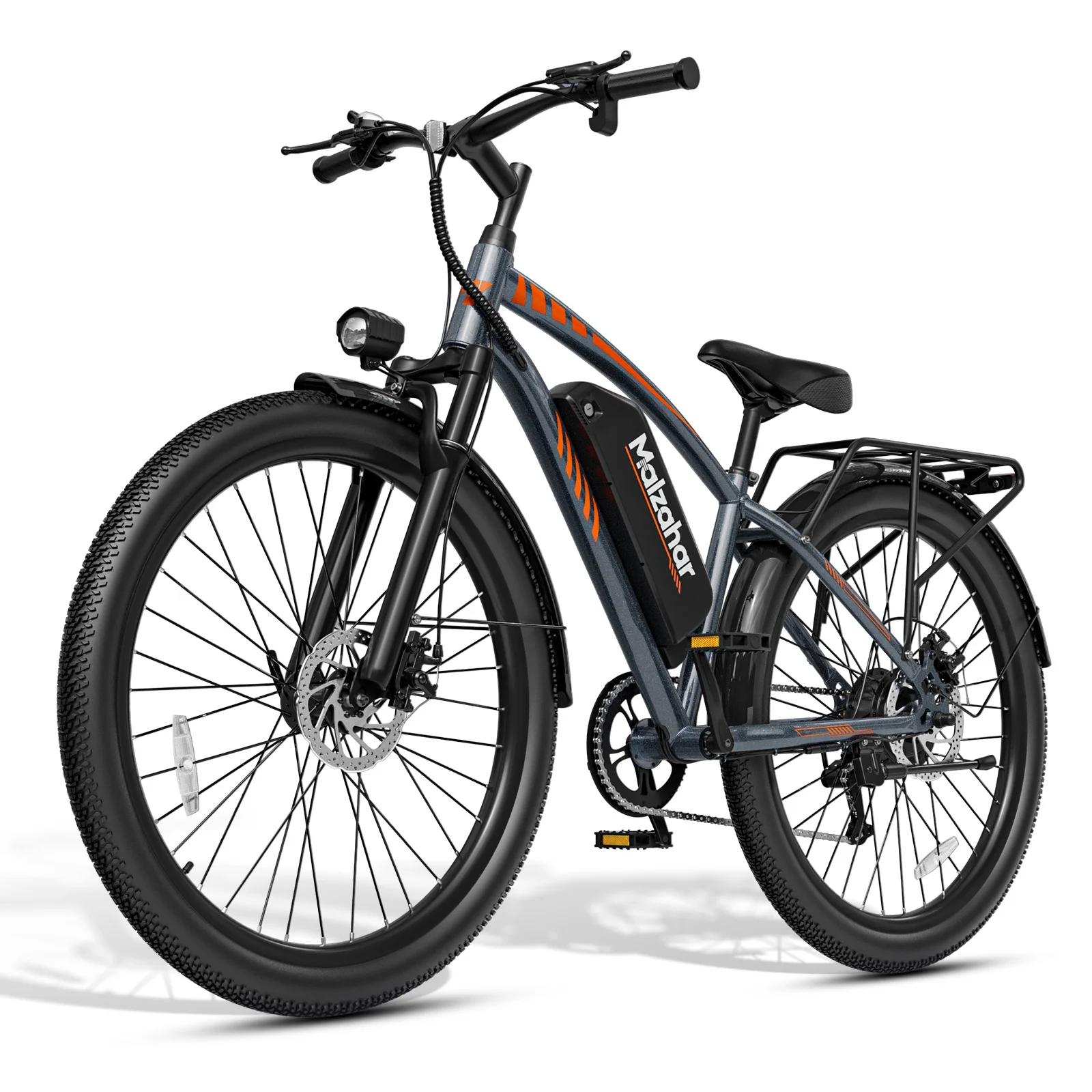 MALZAHAR F02 Elektrische Fiets, 48V 23.4Ah Afneembare Lithium Batterij, Bereik Van 85Km, Achterwielmotor, 65N · M, 29 × 2.30 Inch All Terrain Banden, Schijfremmen Voor En Achter, Voor Off-Road