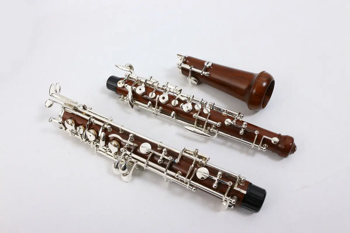 Yinfente Profession Wooden Oboe C key Rosewood Body 3rd Octave left F Nice Sound