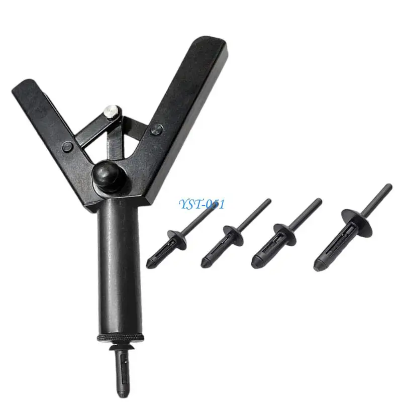 rebitador plástico profissional e15a com 41 componentes, tecnologia montagem rápida, ampla compatibilidade, construção