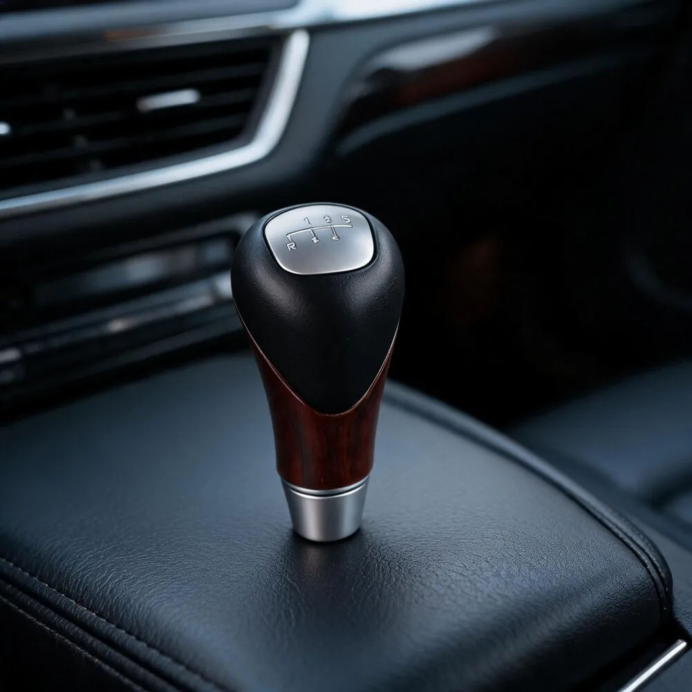 5/6 Speed 10mm Wood-Look Shift Knob For MERCEDES AUTOMATIC For A B C For E G CL For CLK SLK ML For S R CLASS, For W210 W220 W163