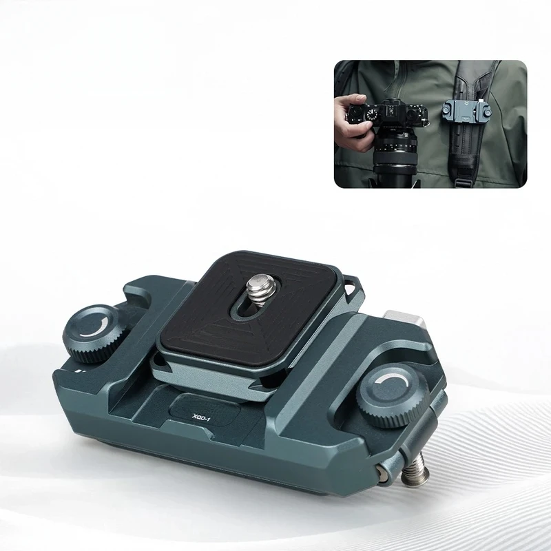 XQD1 Camera Capture Clip Quick Release Plate Clamp Quick Switch Tripod Slider Mount Adapter