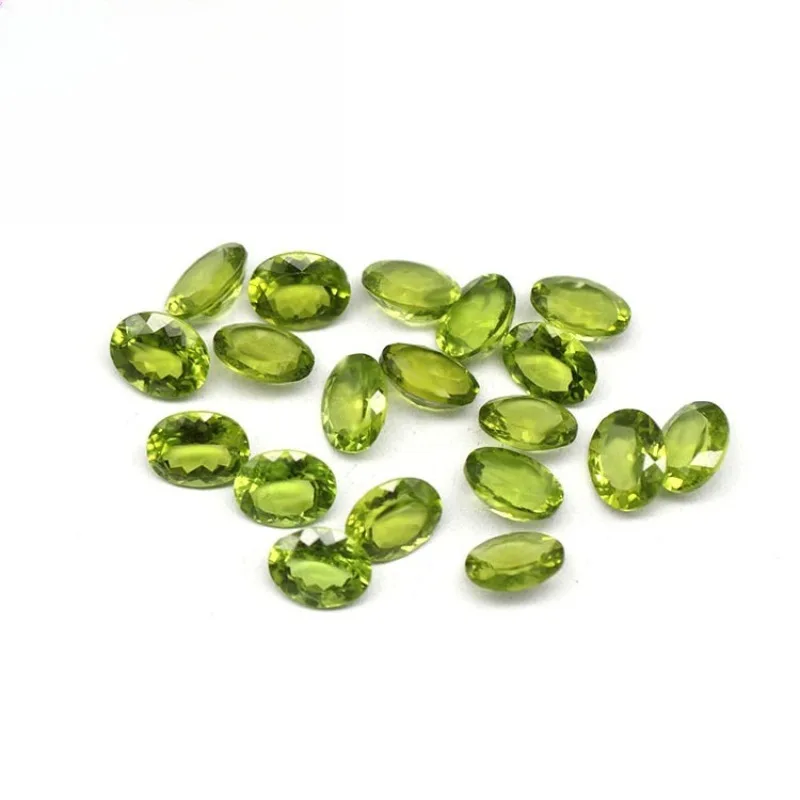 

Кольцо с натуральным перидотом в форме яйца, овальный камень, инкрустированный в ювелирное изделие, оптовая продажа от производителя