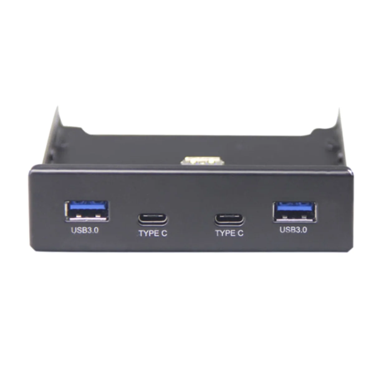 USB Hub USB C Hub 3.5 Inch Floppy Drive Front Panel 2 Port USB 3.0 + 2 Port USB 3.1 Type C 20 Pin Connector