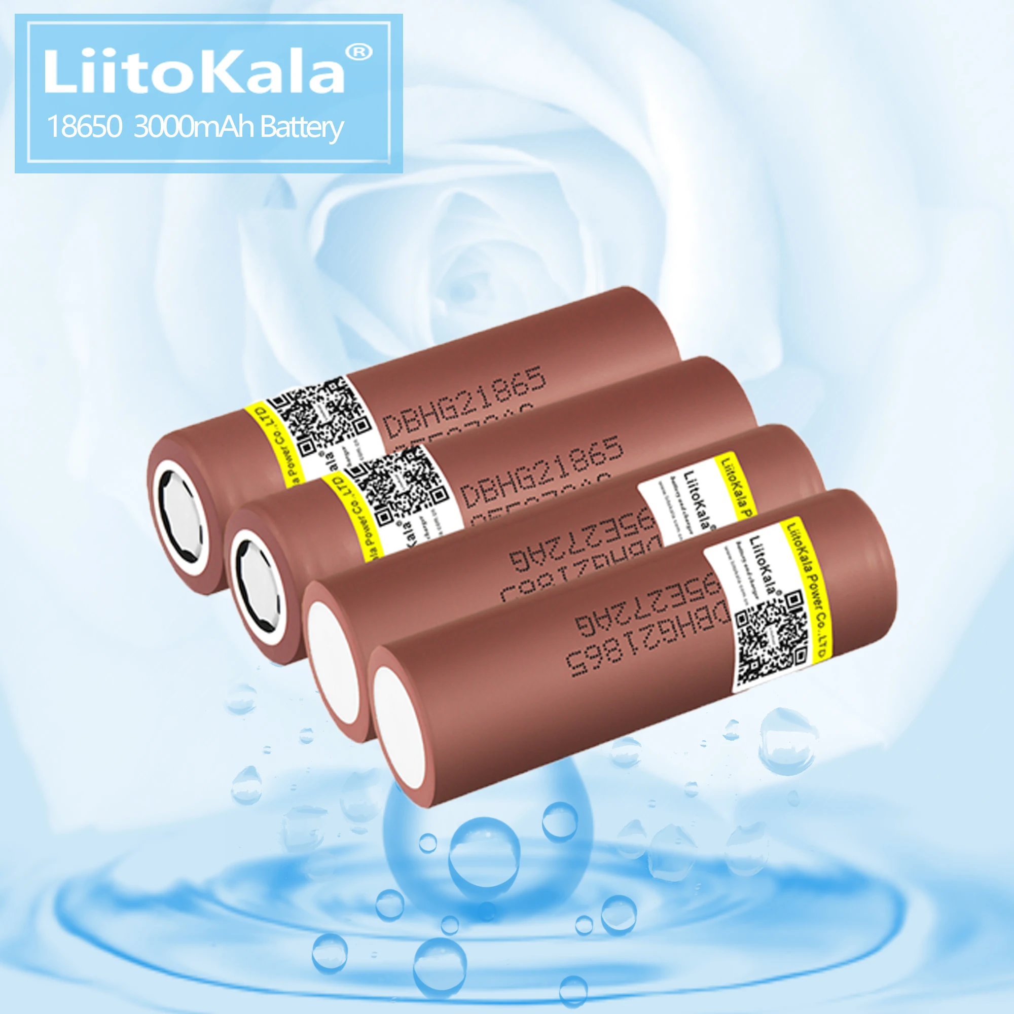 Liitokala-bateria akumulator, 100% nowa HG2, 18650, 3000 mAh, 18650HG2, 3.6 V, rozładowanie 20A, Max 35A