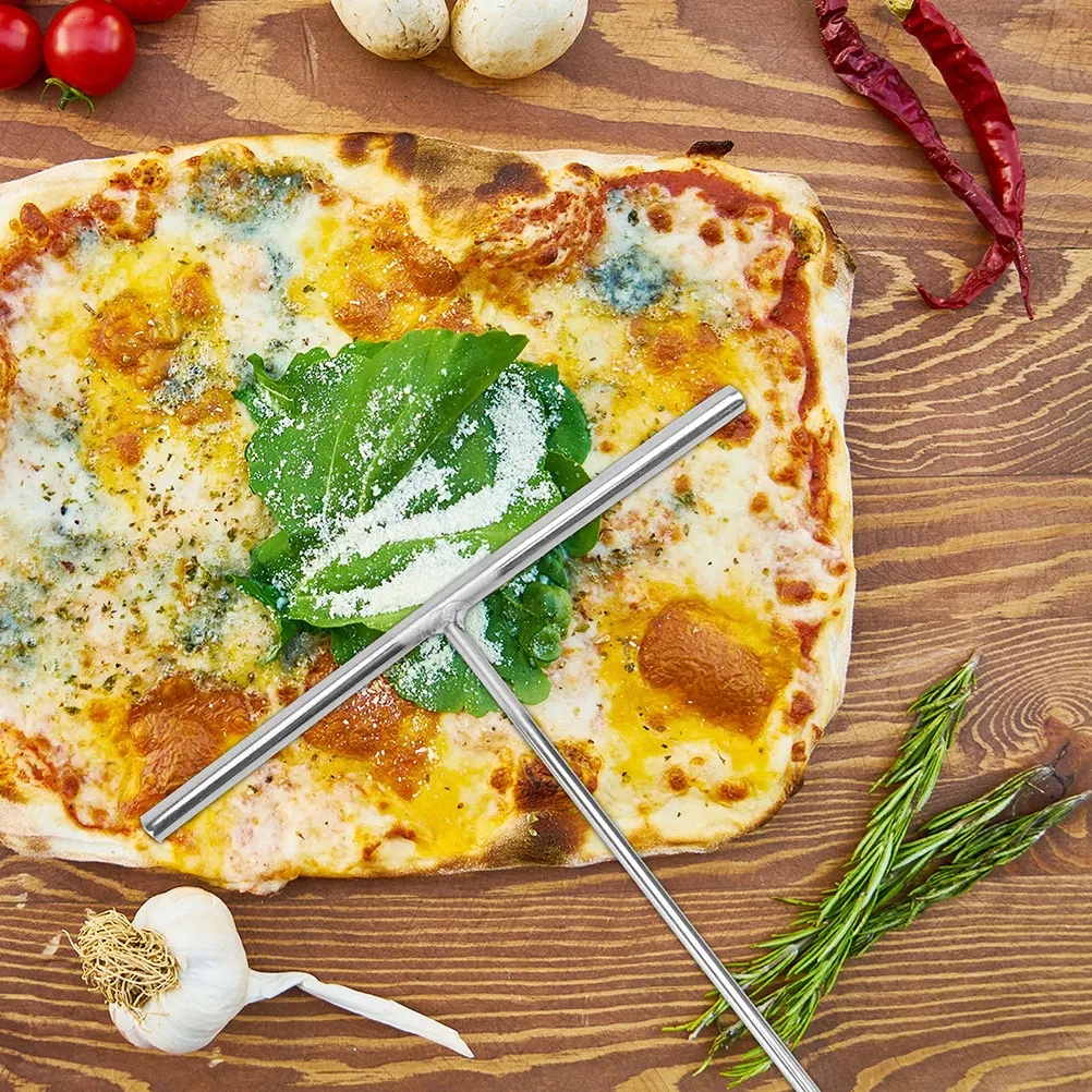 

2 Pcs Stainless Steel Pancake Tool Smoother Metal Silver Bench Scraper for Icing Crepe Spreader Dough Blender Pastry Accessories