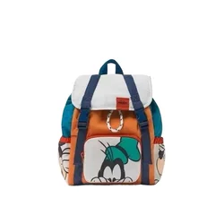 Mochila de hombro de dibujos animados de Disney para niñas, bolso escolar encantador de Mickey Mouse para amigos, regalo para niños de guardería, nuevo