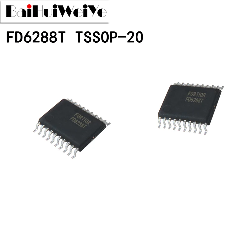 5PCS FD6288 FD6288T TSSOP-20 Model Aircraft ESC Chip Three Phase Gate Driver 250V New Good Quality Chipset