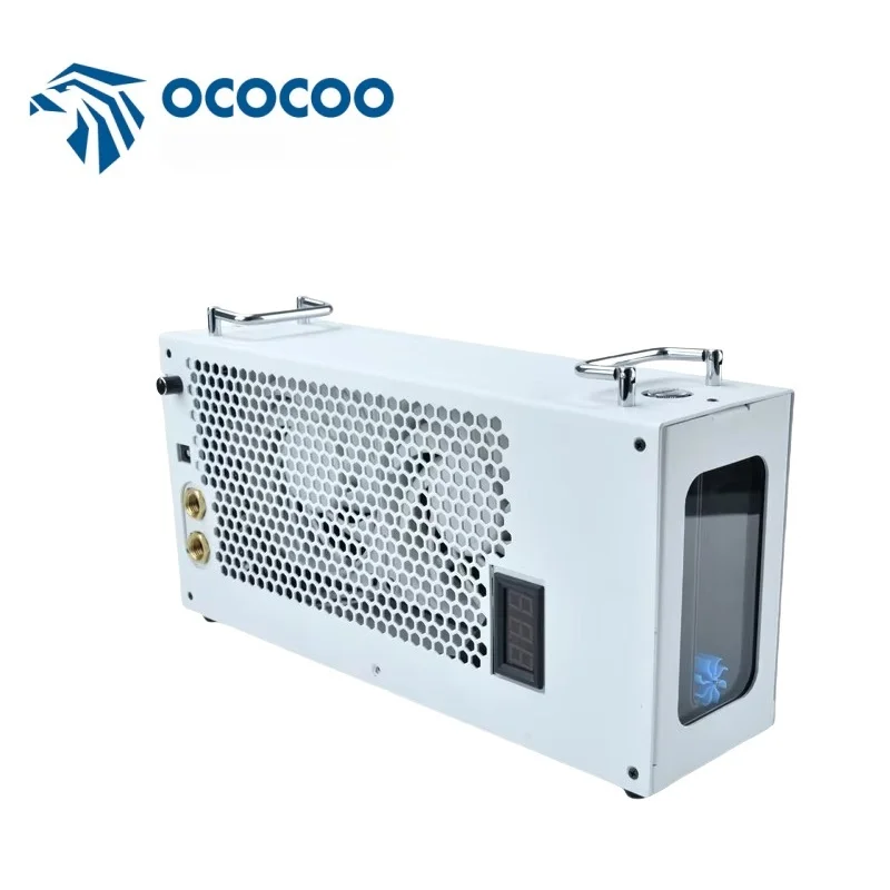 

OCOCOO Water Cooler Custom Kit Water Coolingr Aluminum Radiator With Pump Heat Sink External Water Cooling for Laptops CPU