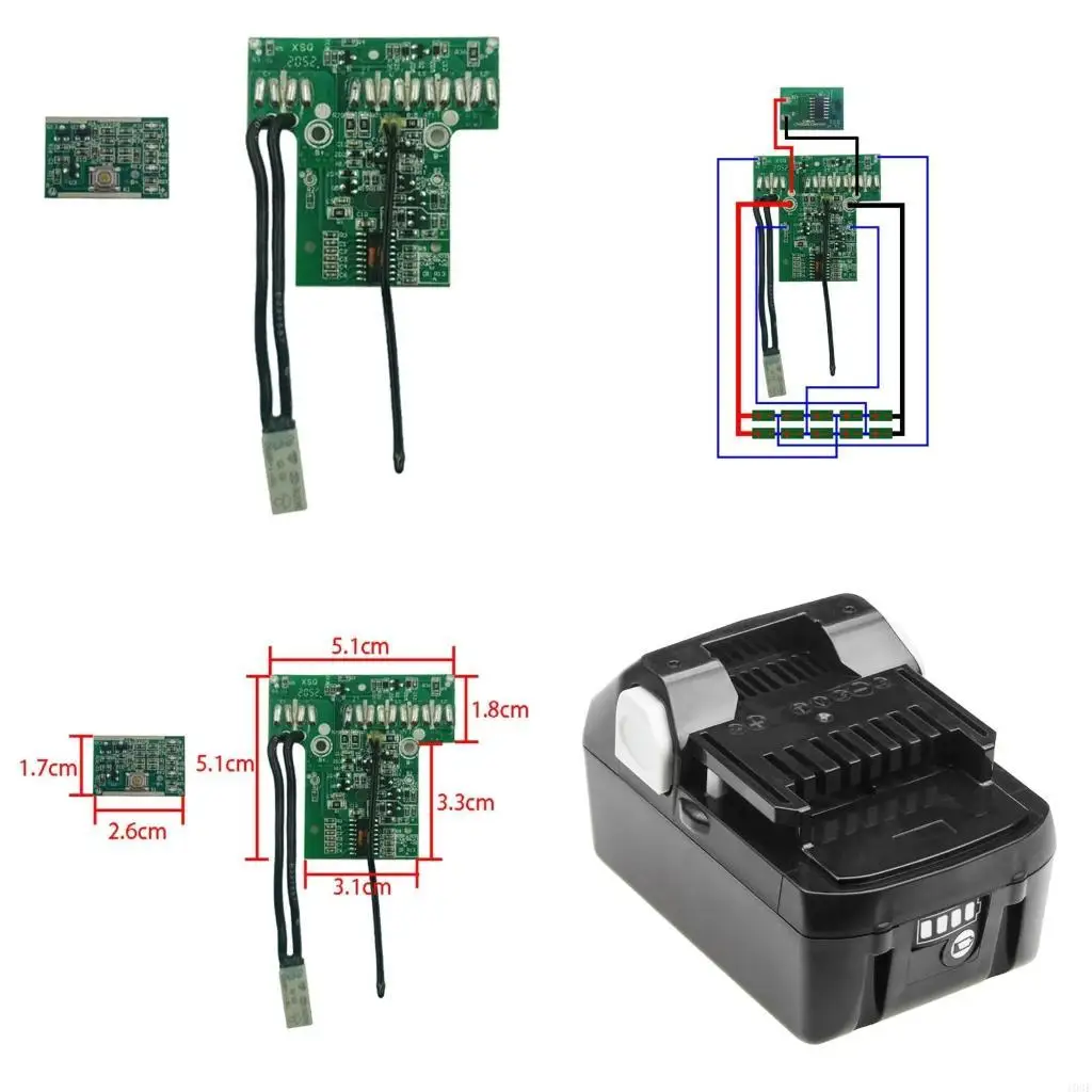 

Пластиковый аккумулятор 103F для печатной платы корпуса, литий-ионный аккумулятор BSL1830 для защиты