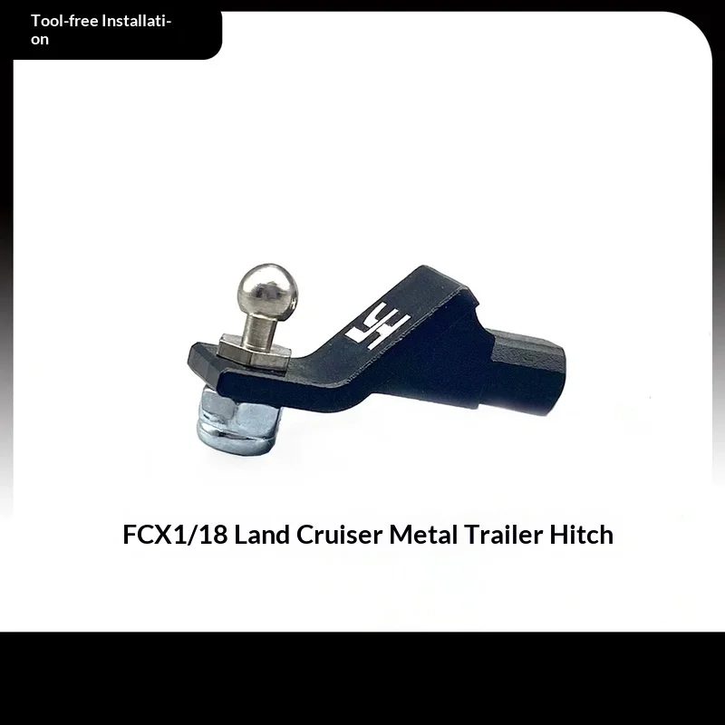 RC Metal Tow Hook for FCX1/18 LC80 Land Cruiser Retro Crawler YH Upgrade Parts OP Accessories Simulation