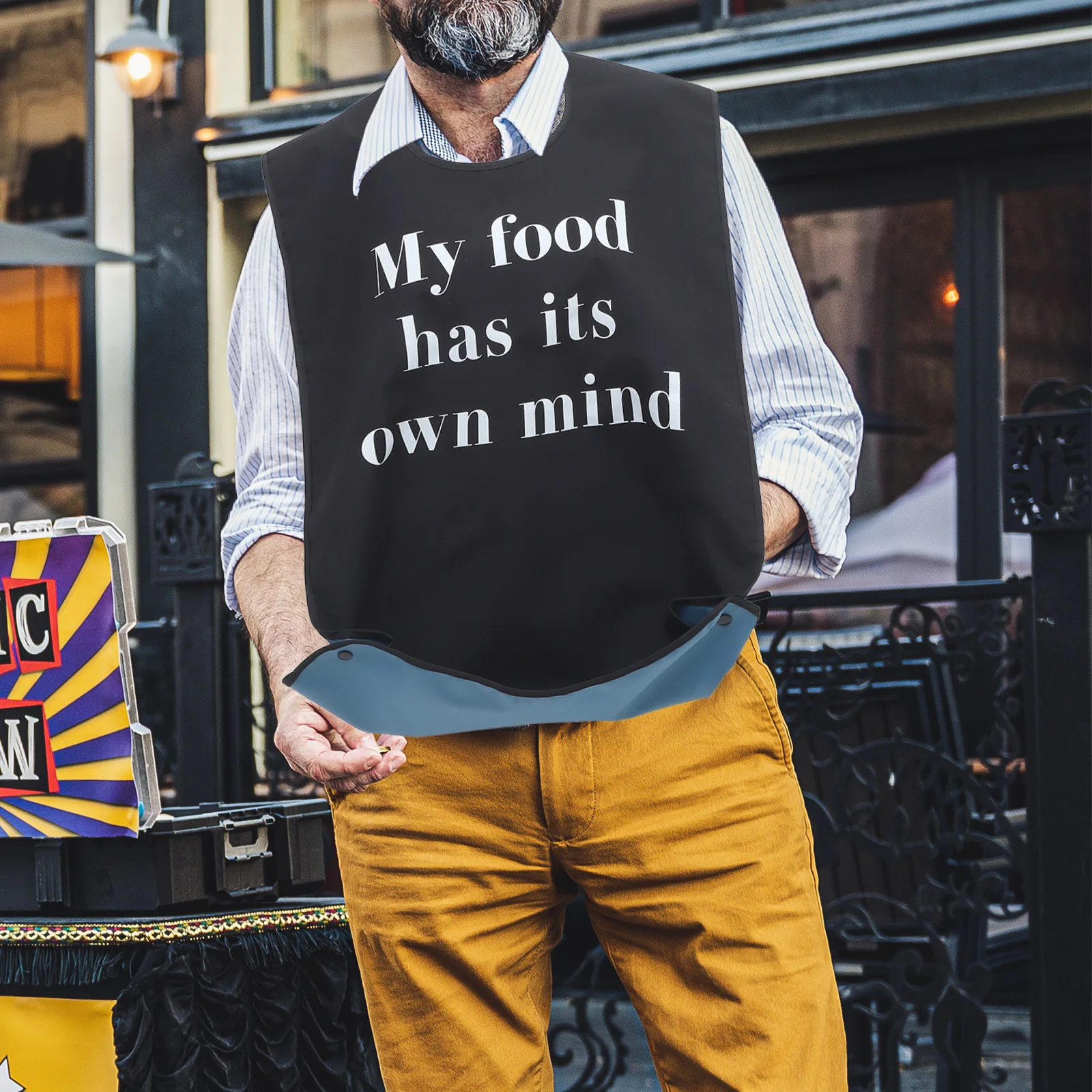 

Waterproof Adult Bib Reusable Washable Clothing Protector For Elderly Adults Students Dinner Eating Accessory Lightweight