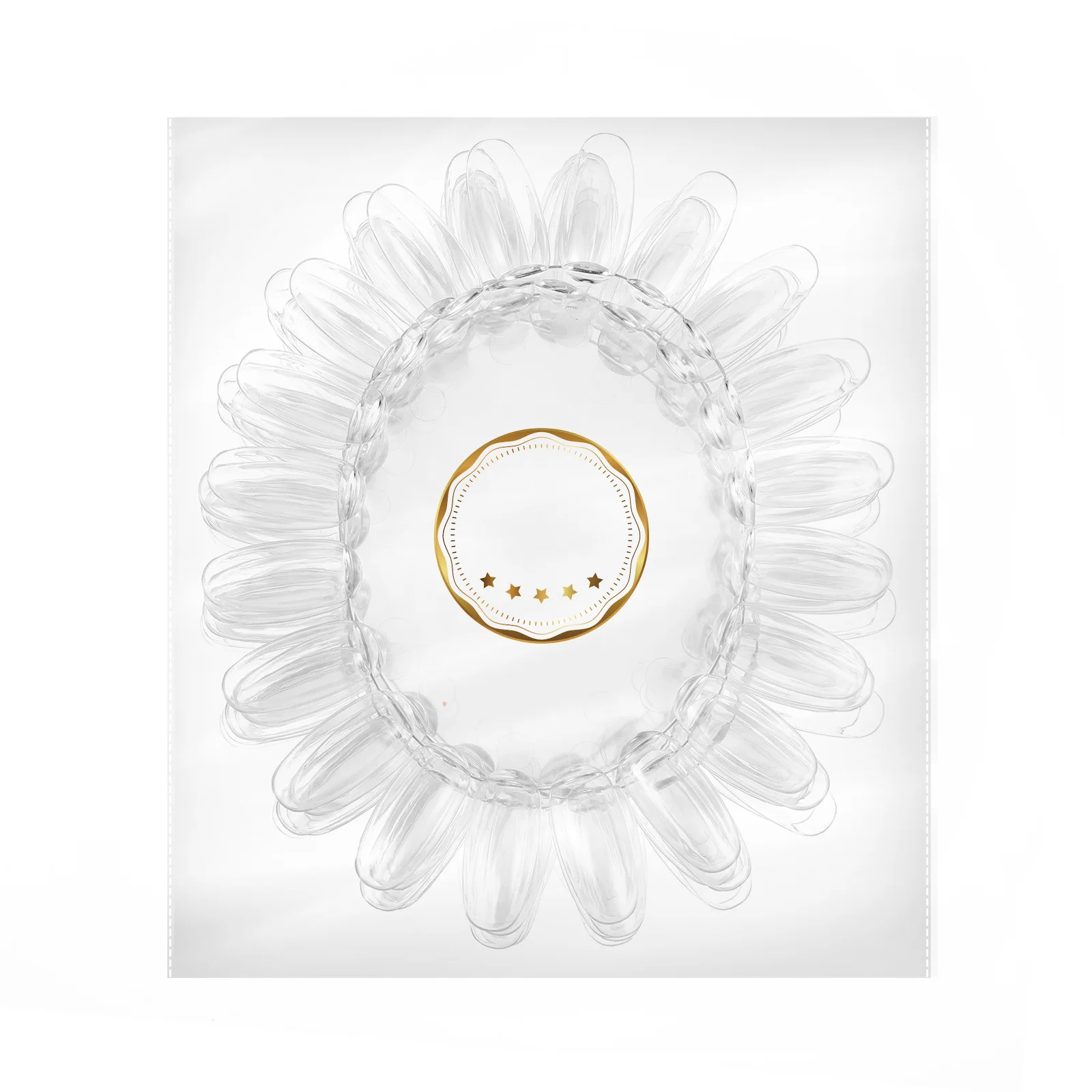 Roue de pratique des ongles transparente, présentoir de pointes de Nail Art en acrylique de qualité supérieure pour bricolage, utilisation en Salon, outil de conception de faux ongles