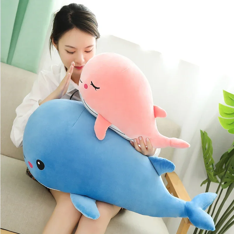 Neue Stil Spielzeug Sehr Weiche Wal Plüsch Spielzeug Nette Hochwertige Fisch Kissen Kissen Kinder Spielzeug Für Kinder Geburtstag Geschenke – Detail 7