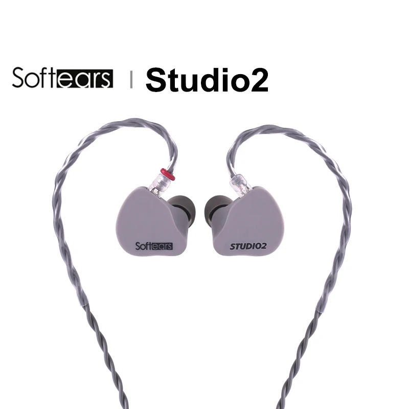 

Softears Studio2 2BA Balanced Armature Hifi Music Monitor Studio In Ear Earphone IEM 0.78mm Wired Cable Earbuds Studio 2