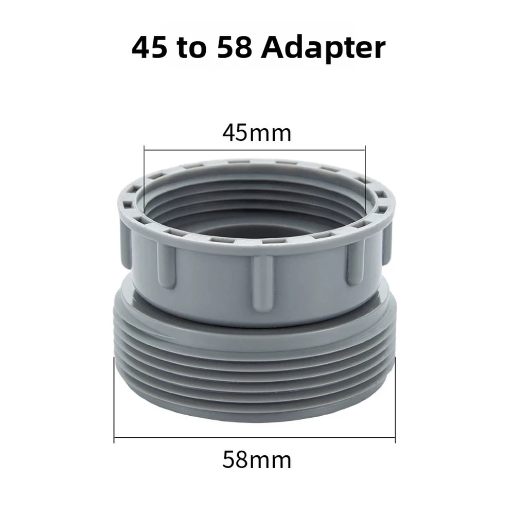 Pipe Reducer Sink Drain Adapter Under-sink Installation Easy Installation Versatile Compatibility Plastic Construction