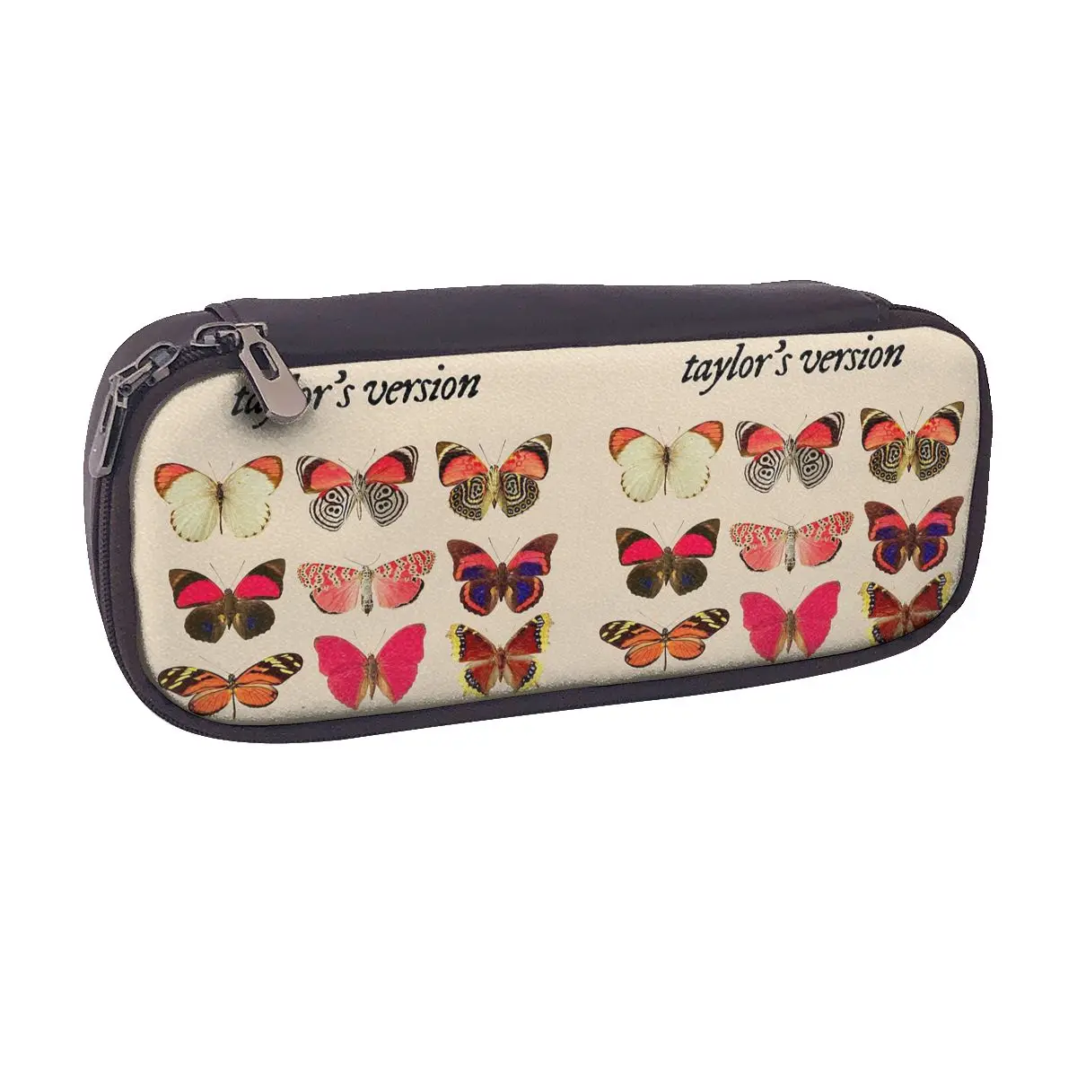 Taylors Version Leather Pencil Case for Kids Gifts Pen Box Pencil Bag Stationery Supplies Pen Holder Bag
