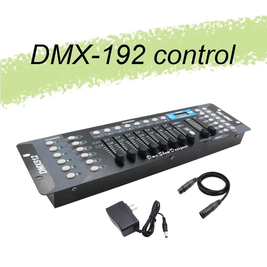 NEW 192 DMX Controller DJ Equipment 512 Console Stage Lighting For LED Par Moving Head Spotlights Controlle