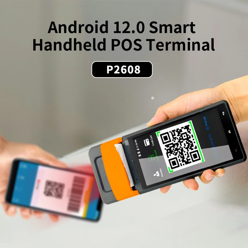 Customized android handheld thermal printer nfc pos machine mini touch screen payment pos machine