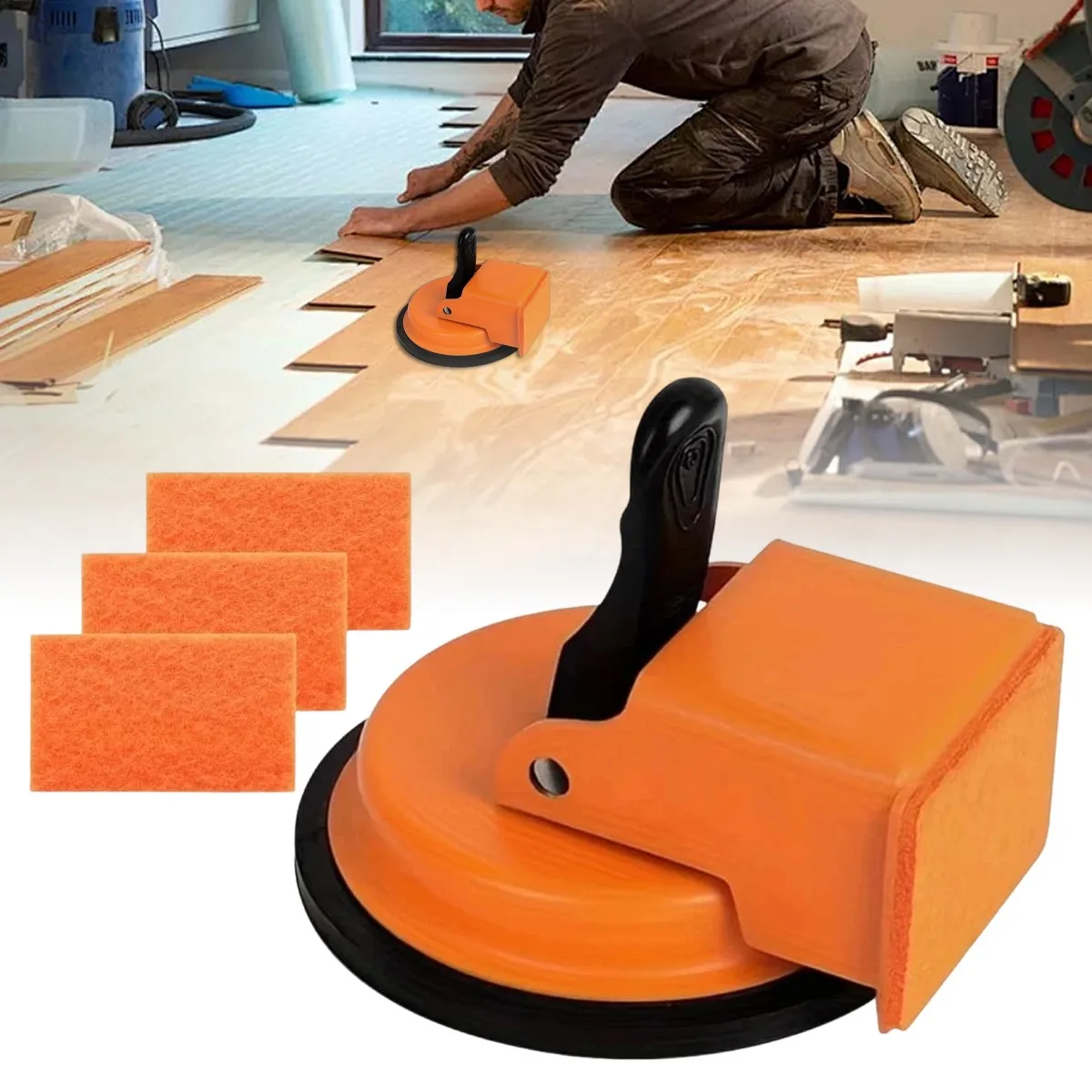 Heavy Duty Suction Cup for Wood Floor Gap Lifting Tile Installation Tool