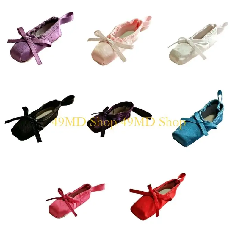 49MD Decorative Ballet Shoe Charm Ring Decoration for Daily Carry