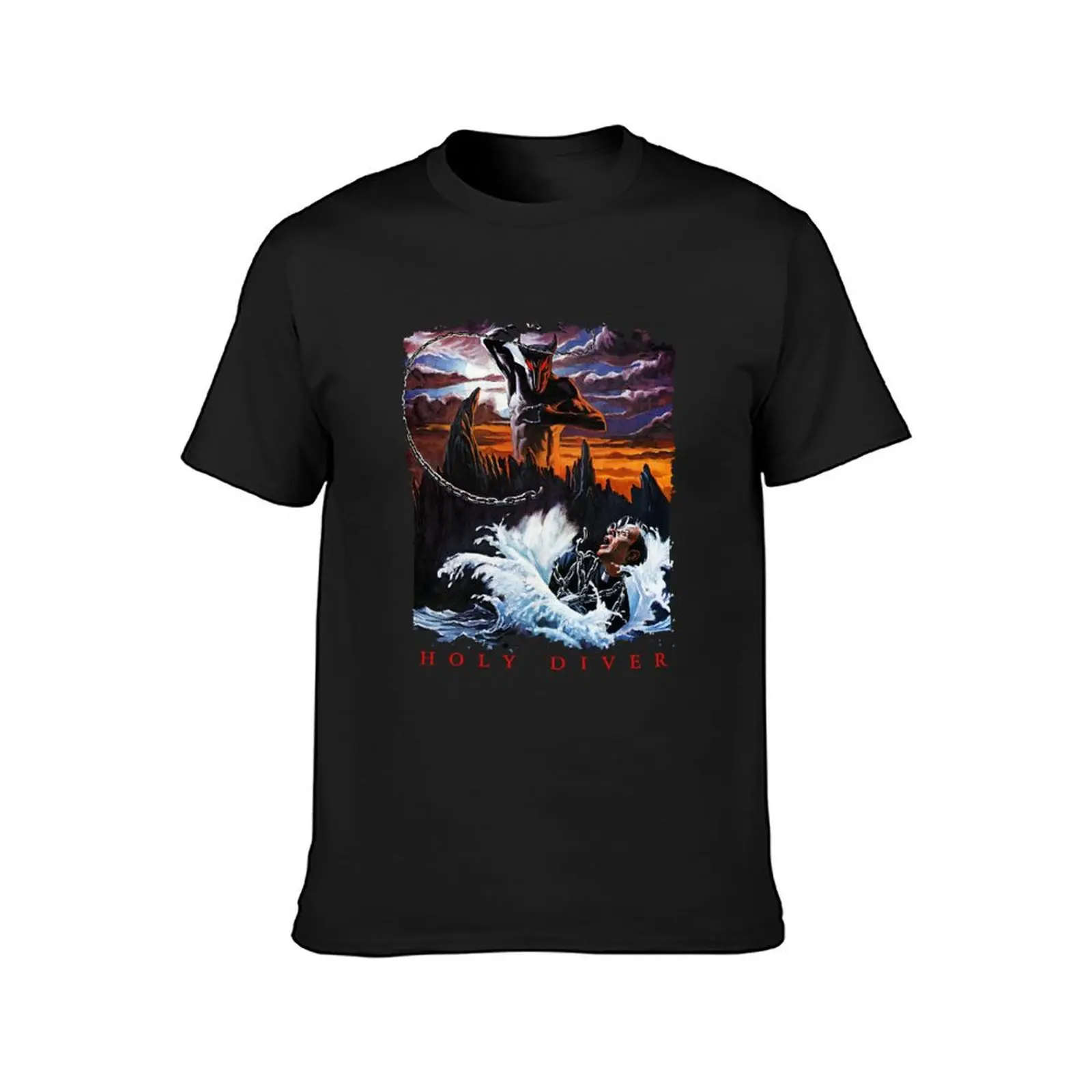 Dio's Holy Diver Album Rock music Unisex Shirt T-Shirt hippie clothes tops cute clothes oversized mens plain t shirts