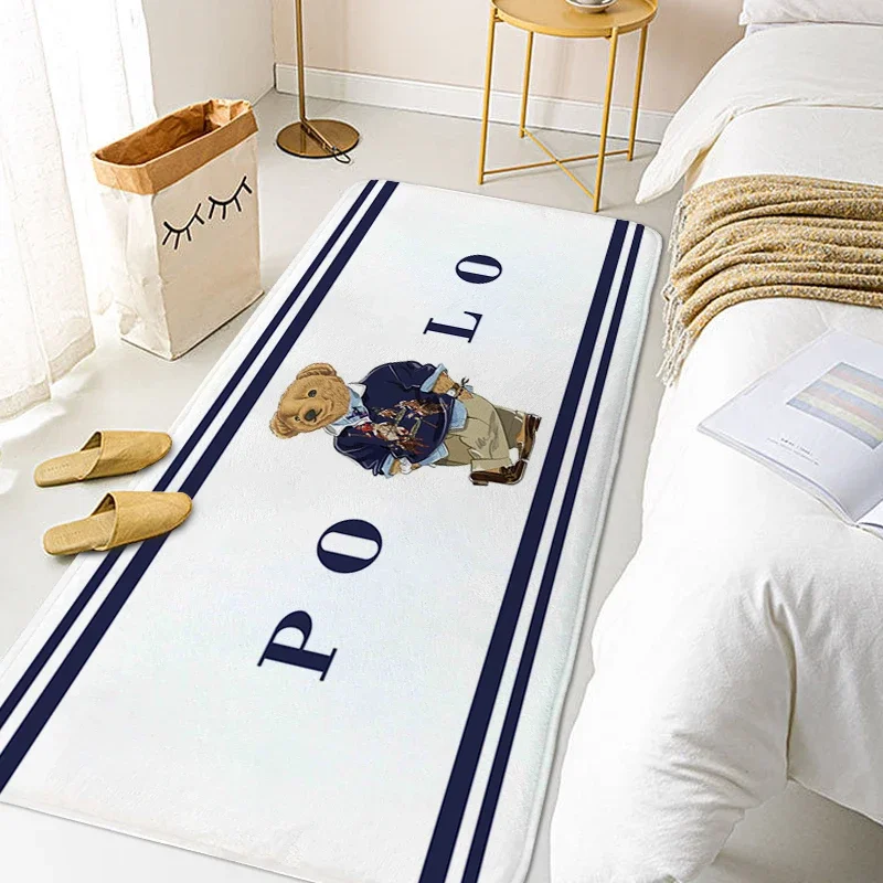 Carpet for Bedroom A-Polos Hallway Toilet Bathroom Mat Washable Non-slip Kitchen Rug Doormat Entrance Door Home Decorations